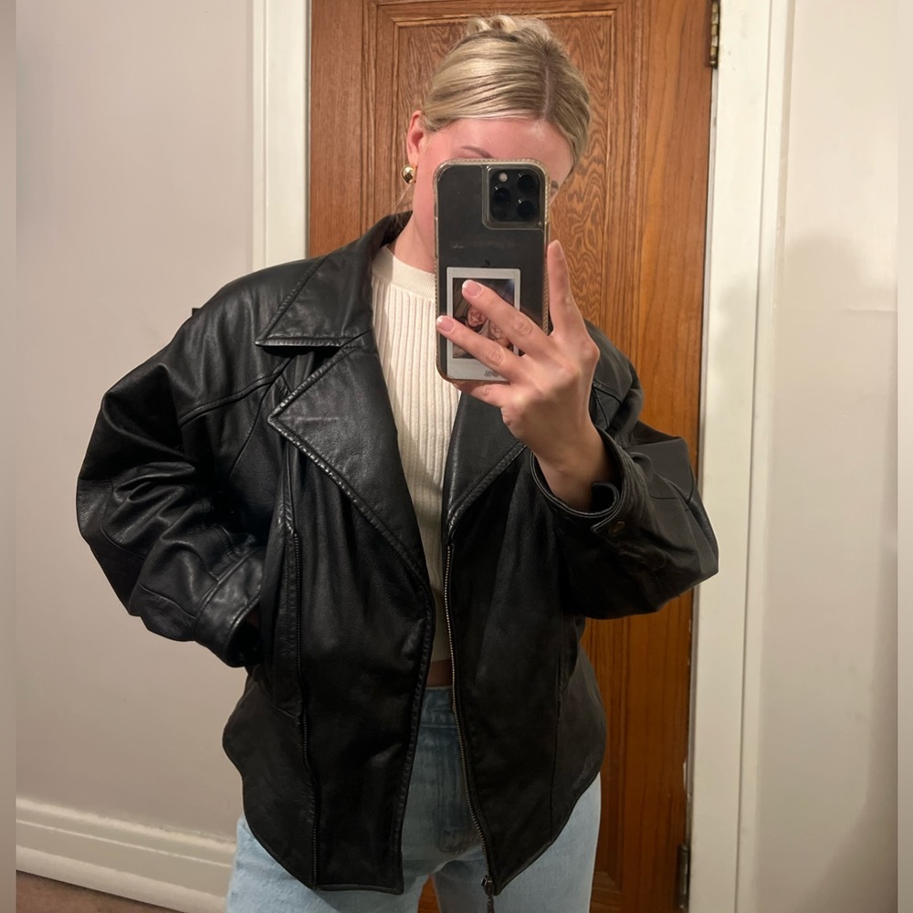 ❗️SOLD❗️Black Vintage Leather Jacket